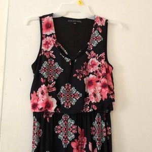 Three Pink Hearts Maxi Dress